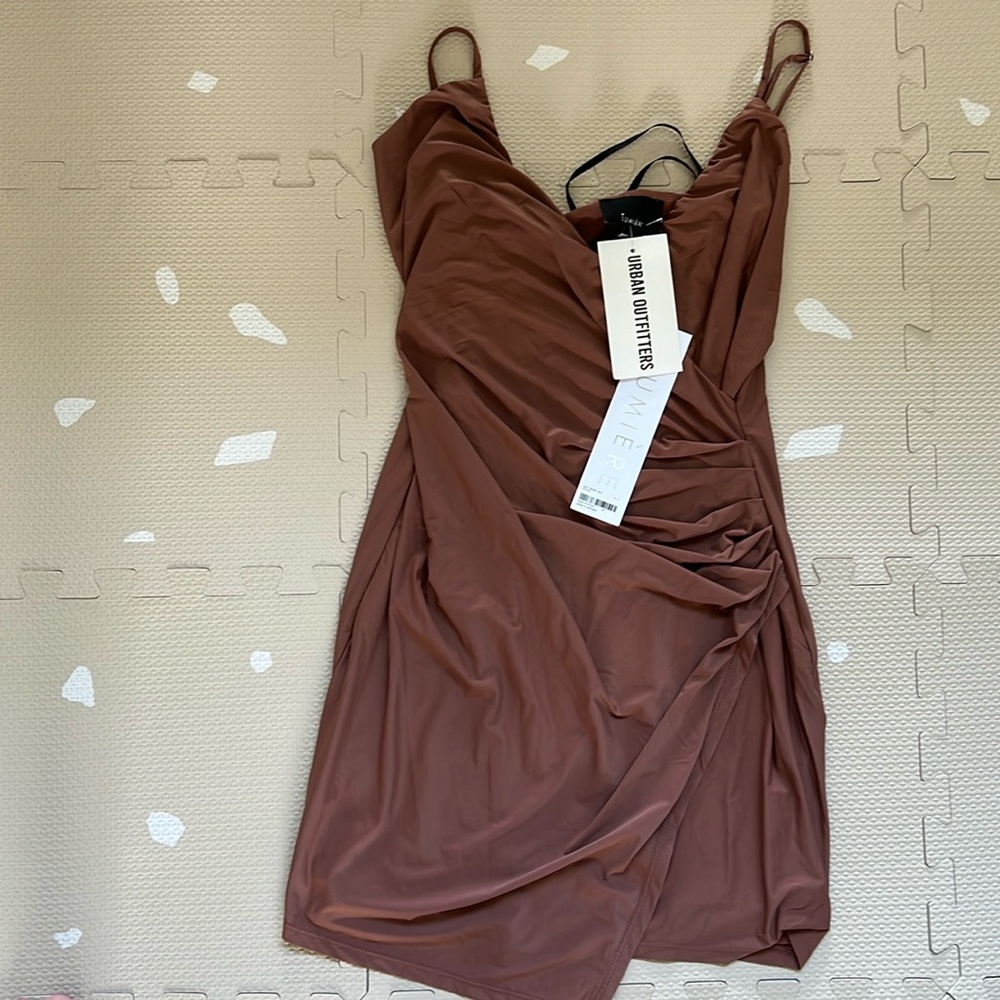 NWT urban outfitters brown bodycon dress
